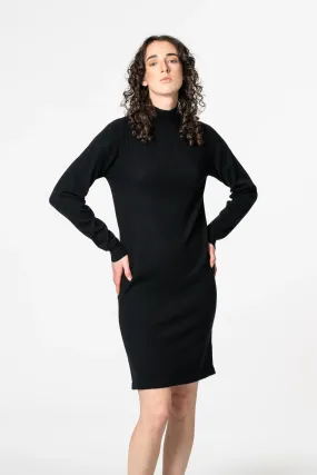 Merino Dress in Black