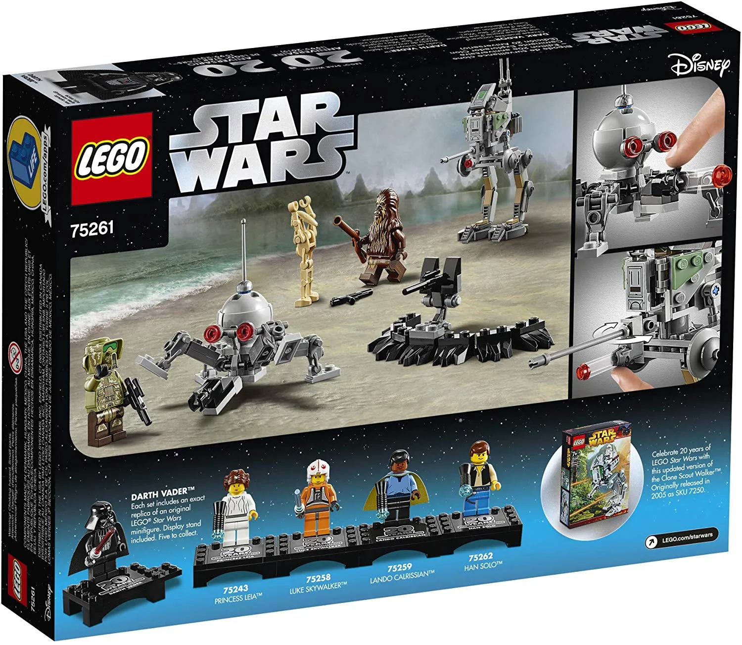 75261 LEGO Star Wars TM Clone Scout Walker – 20th Anniversary E