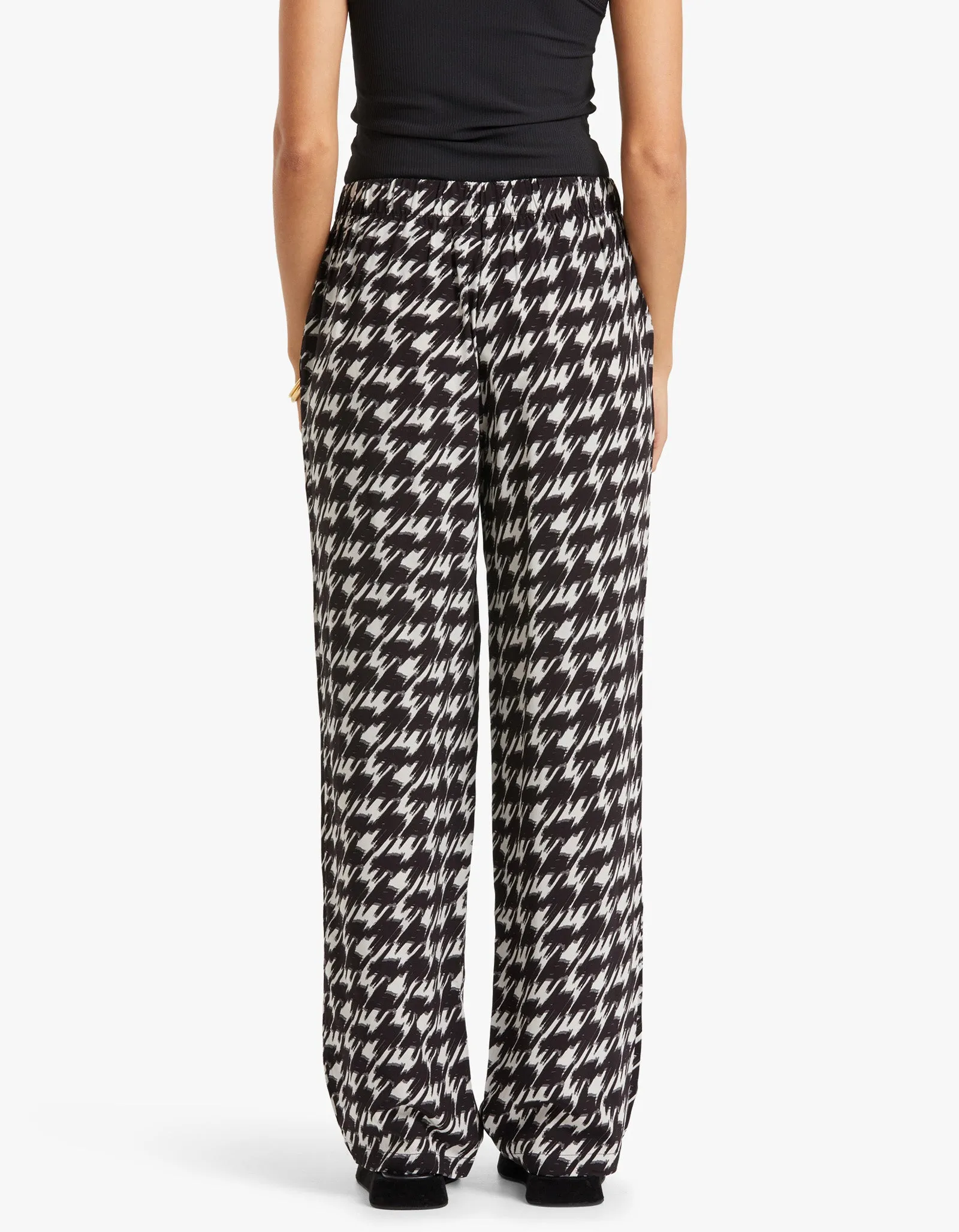 Aiden Pant - Houndstooth Print