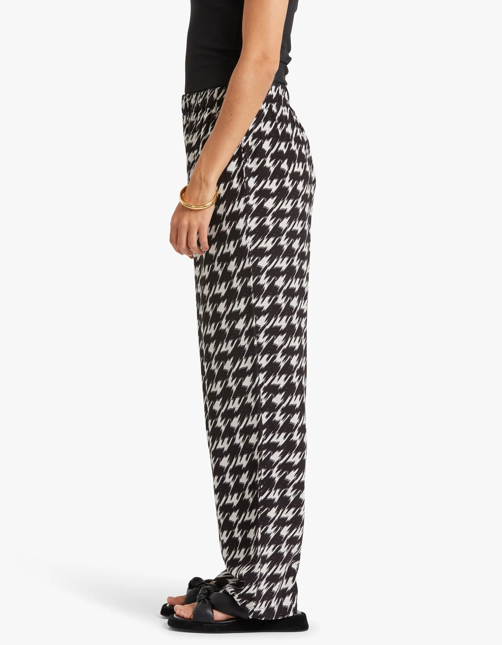 Aiden Pant - Houndstooth Print