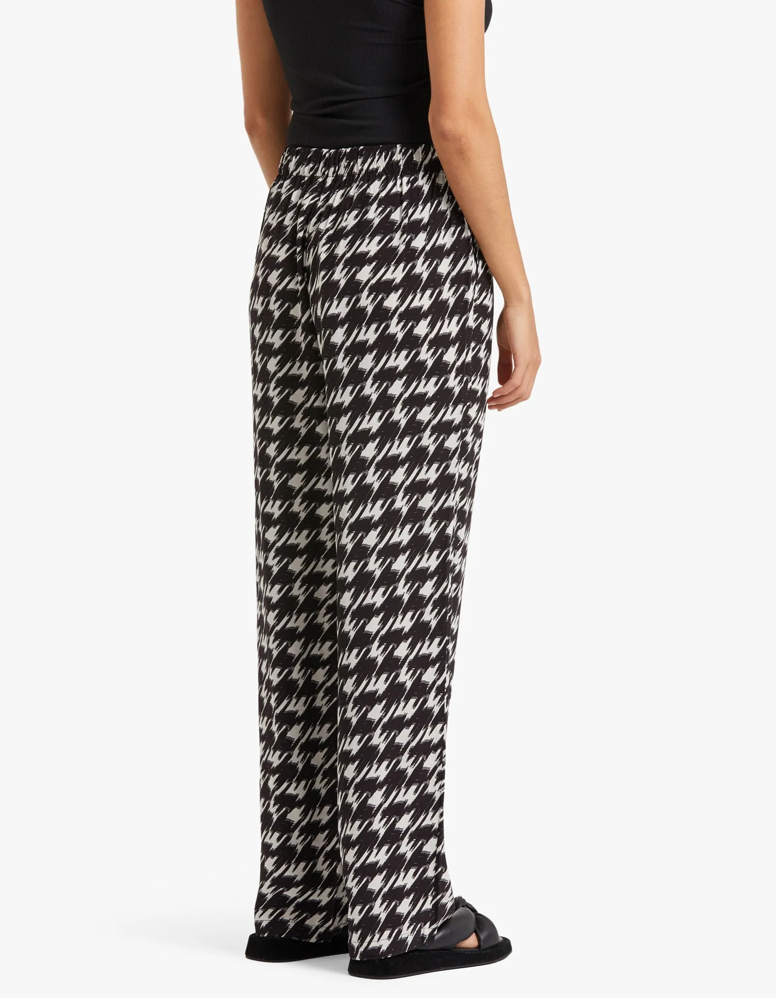 Aiden Pant - Houndstooth Print