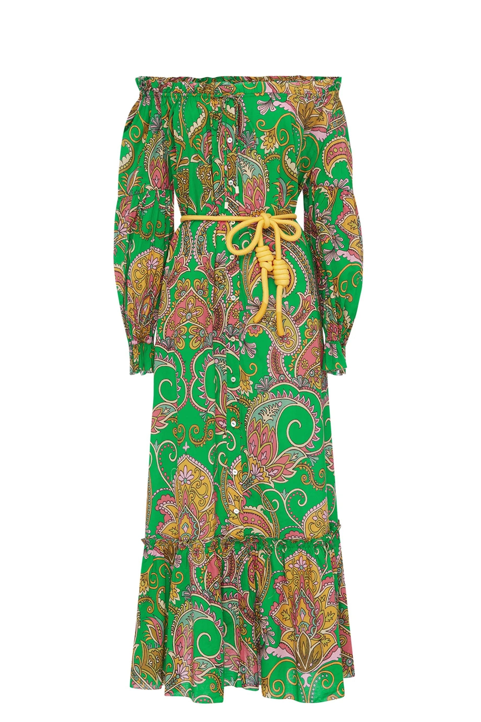 Alemais Marion Dress - Emerald