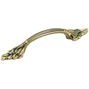 Amerock Natural Elegance Burnished Brass 3 CTC Cabinet Handle Pull BP1330O77