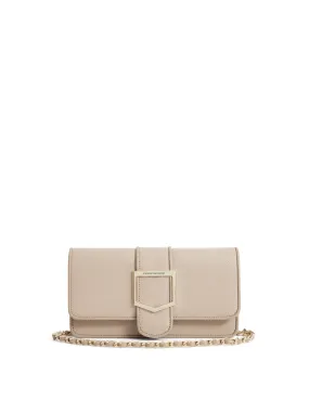 Belmont Clutch - Stone Leather