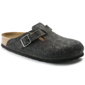 Birkenstock Boston Wool Felt Anthracite