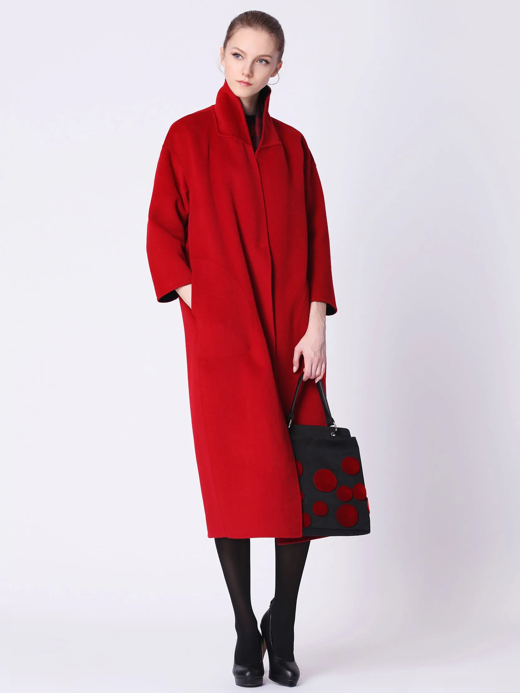 both-side wearable woolen coat