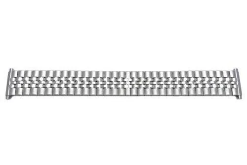 Brushed And Polished Stainless Steel 18mm-22mm Expansion Watch Band