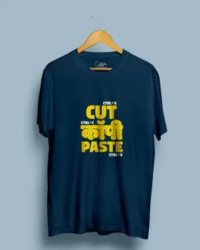 Cut Copy Paste - Half Sleeve T-shirt