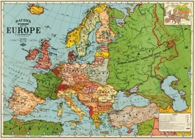  Europe Map 3  Poster