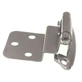 Hickory Hardware Satin Nickel 3/8 Inset Cabinet Hinge Self-Closing P243-SN