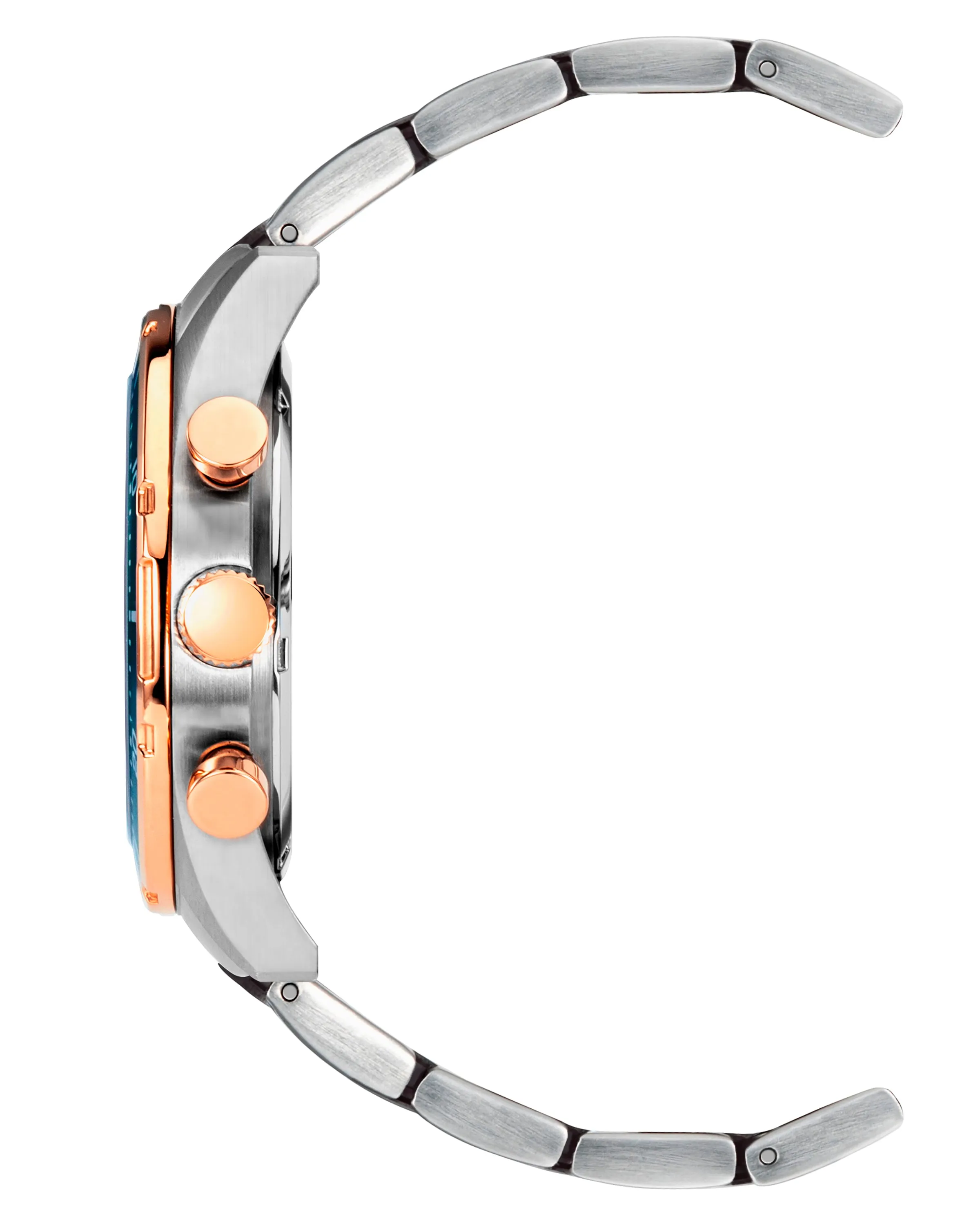 Lloyd™ | 42mm, Metal/Blue/Silver/Rose Gold