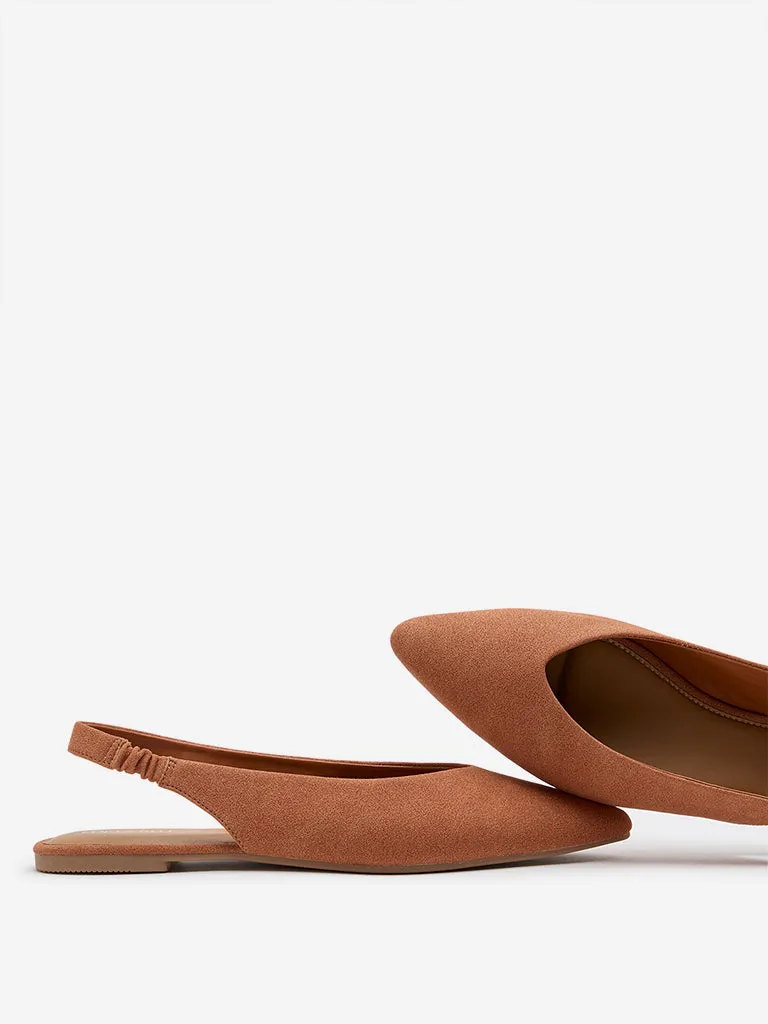 LUNA BLU Rust Slingback Shoes