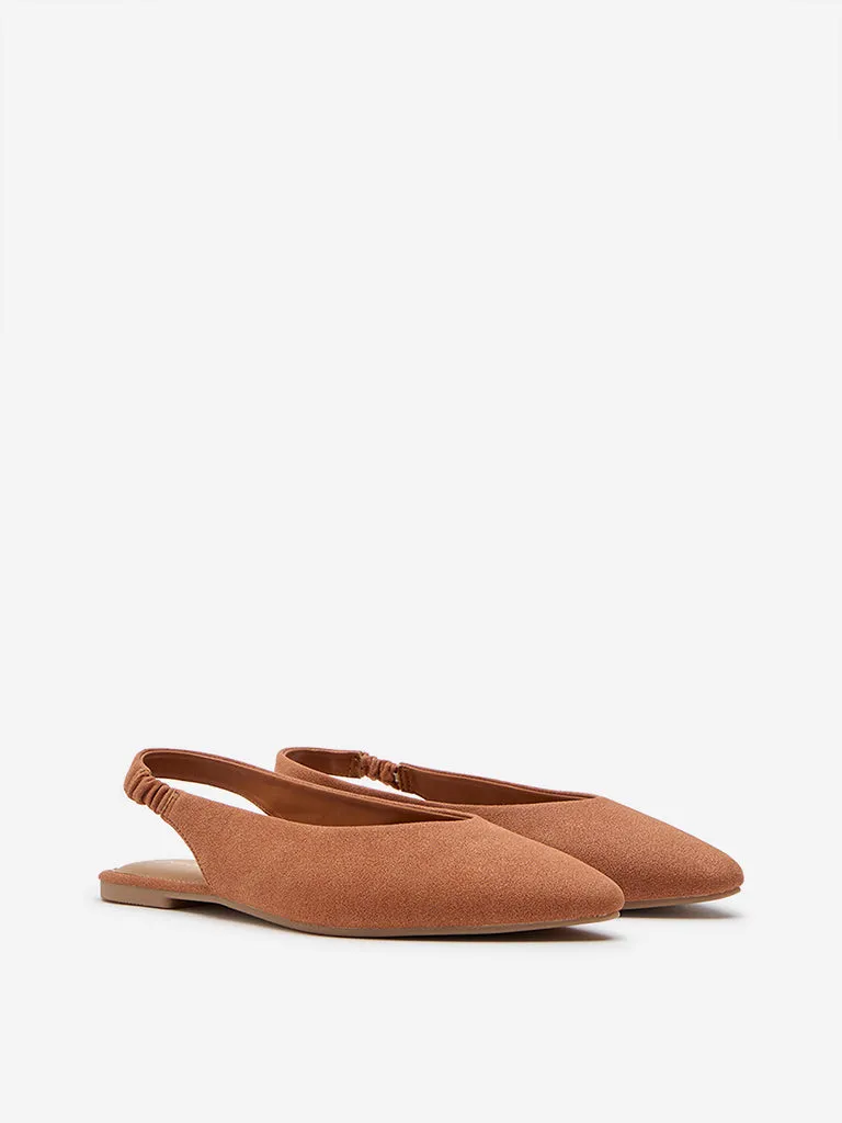 LUNA BLU Rust Slingback Shoes