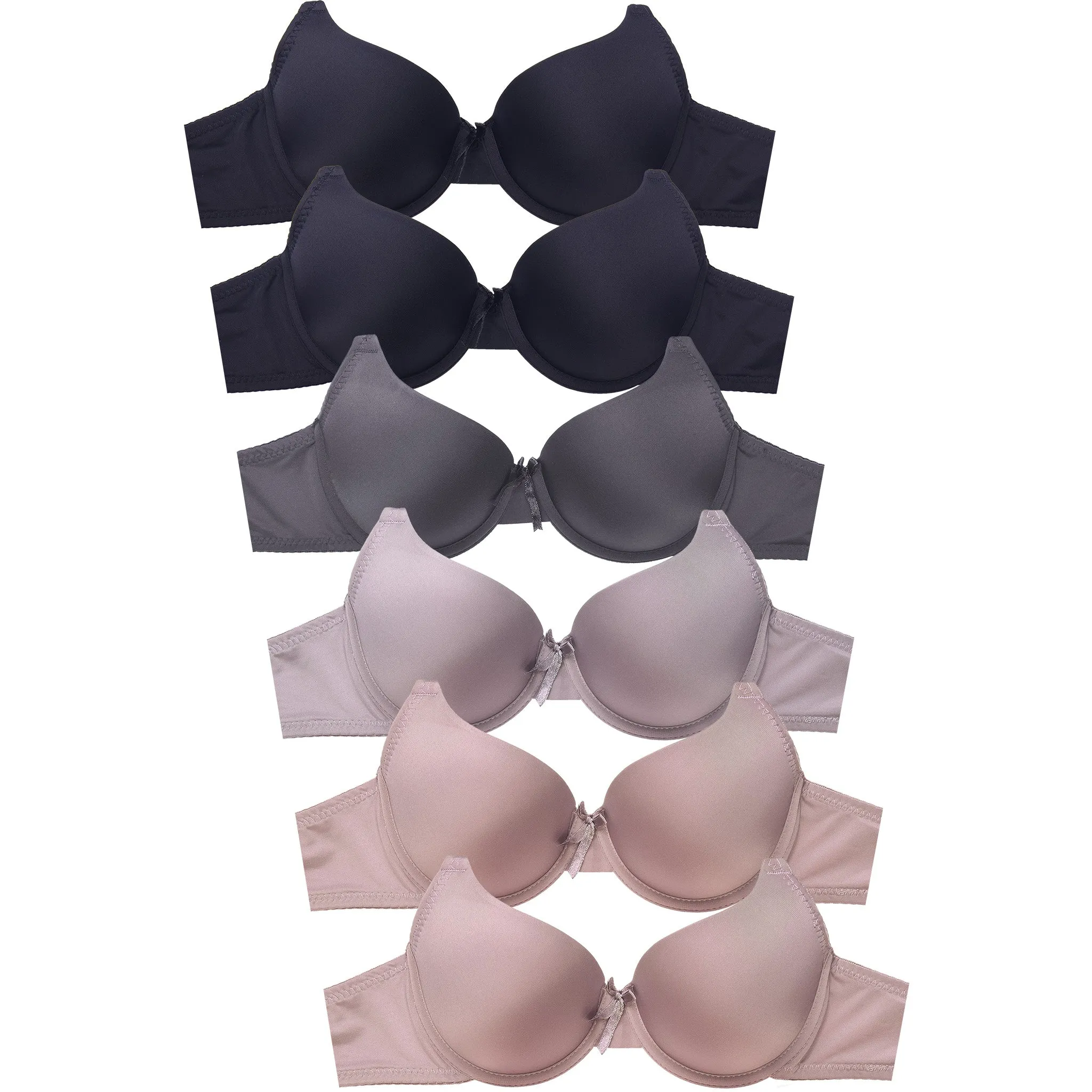 MAMIA LADIES FULL CUP PLAIN BRA (BR4190P2)