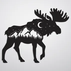 Moose - Metal Wall Art