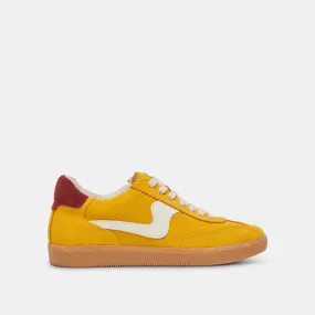 NOTICE SNEAKERS MUSTARD SUEDE