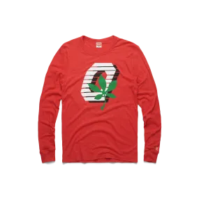 Ohio State Buckeye Leaf Long Sleeve Tee