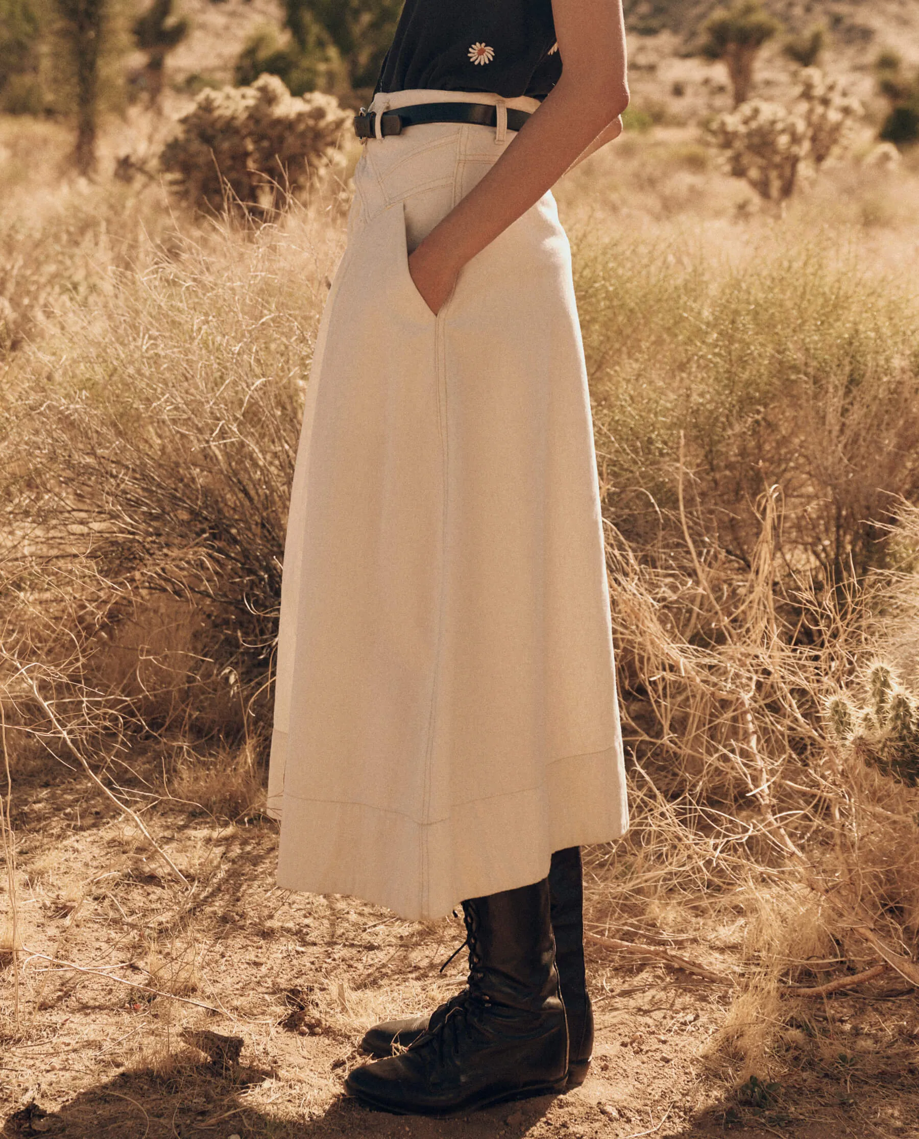 The Field Skirt. -- Natural Hemp