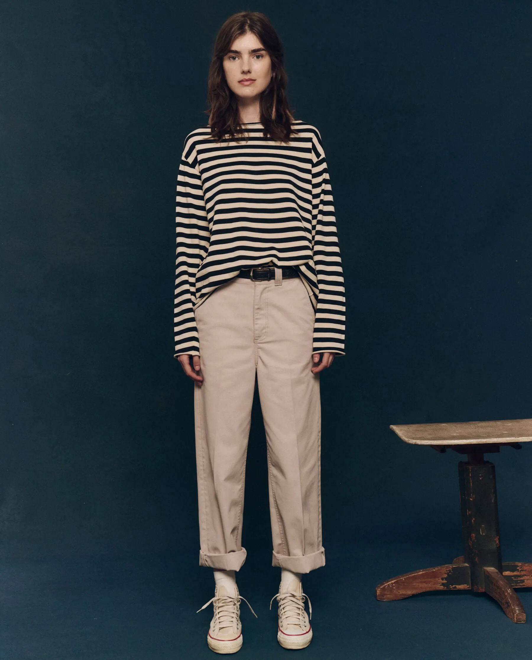 The Sailor Sweater. -- Black Stripe