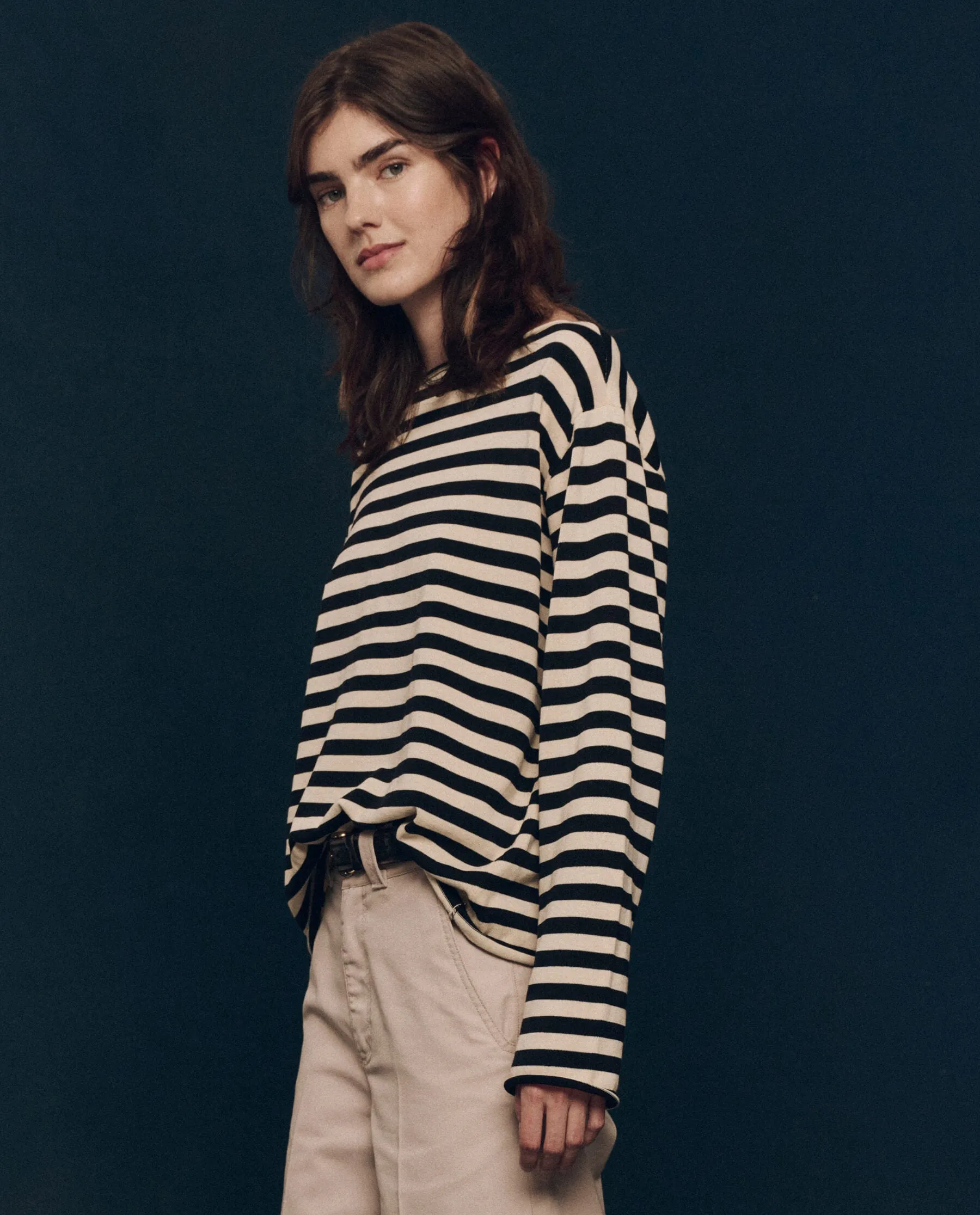 The Sailor Sweater. -- Black Stripe