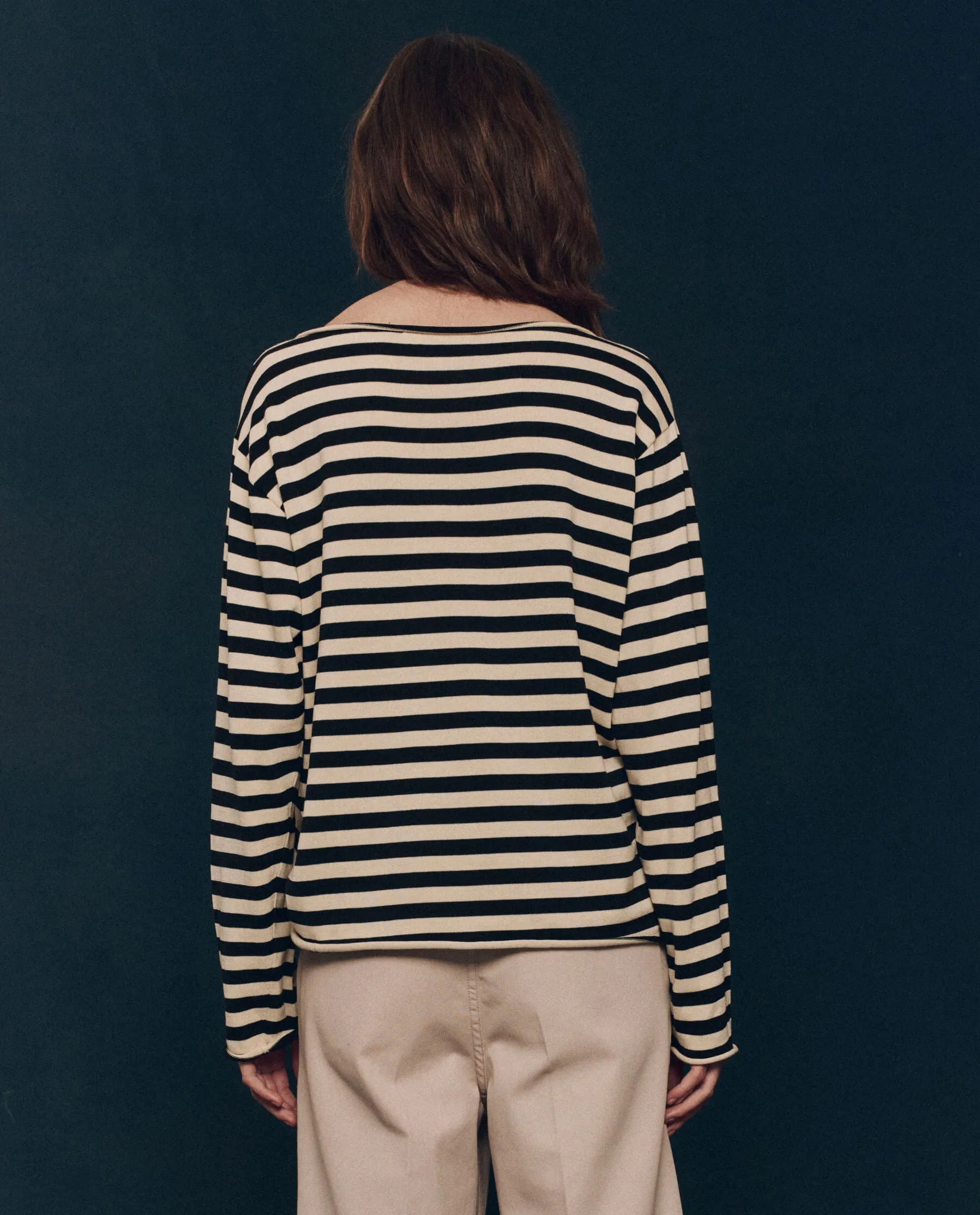 The Sailor Sweater. -- Black Stripe