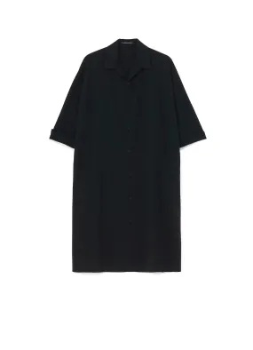 WOOL DOLMAN SLEEVE DRESS