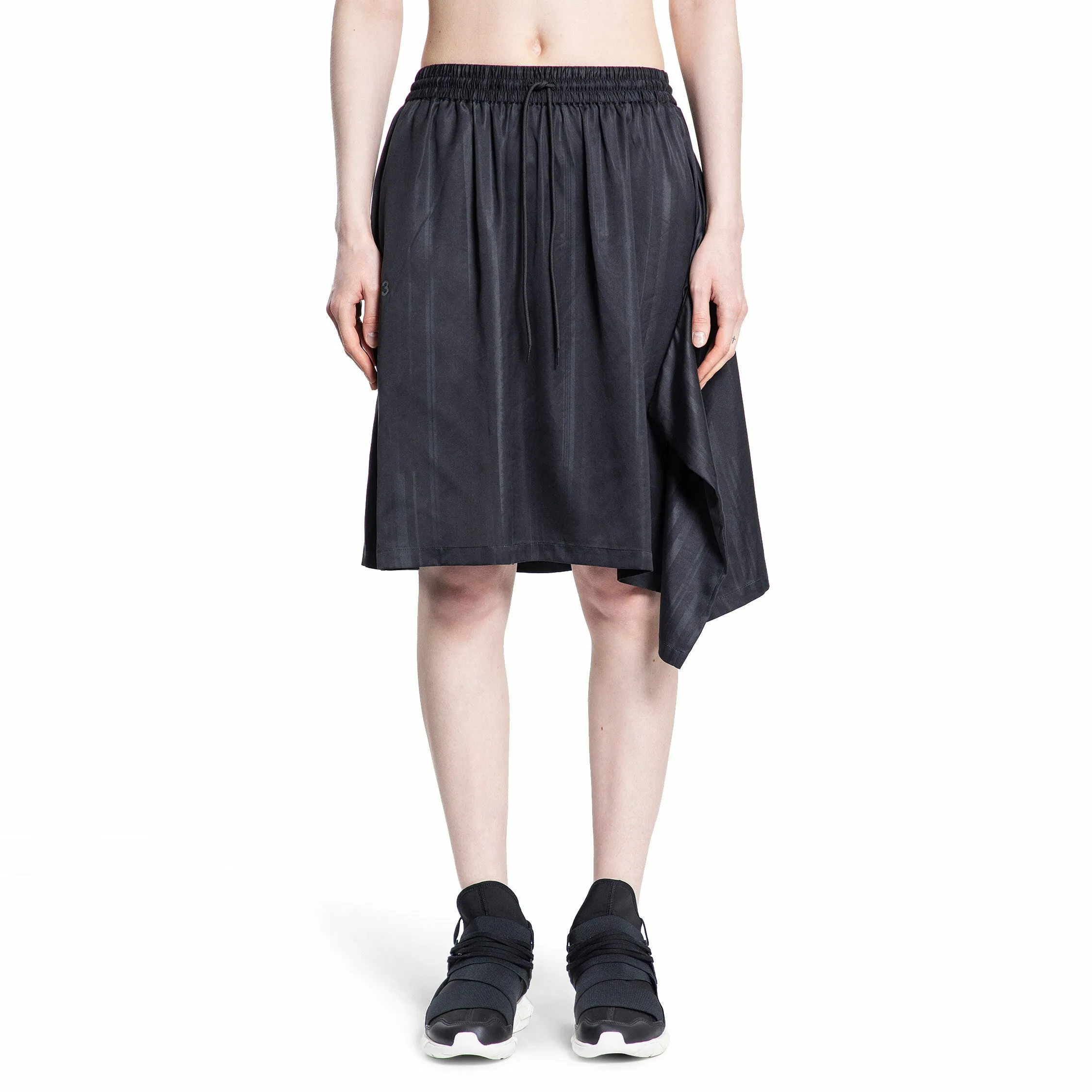 Y-3 WOMAN BLACK SKIRTS