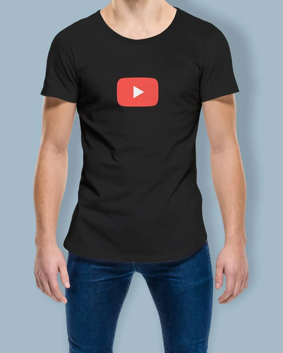 Youtube Play - Half Sleeve T-shirt