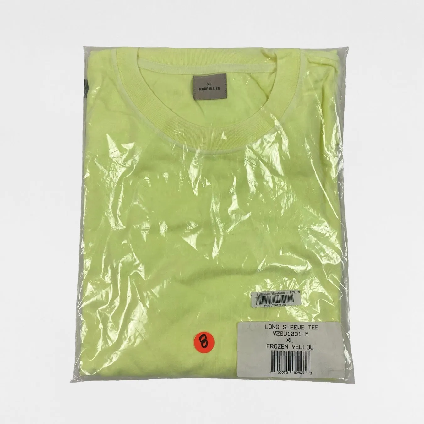 YZY 2017 Calabasas Frozen Yellow Long Sleeve